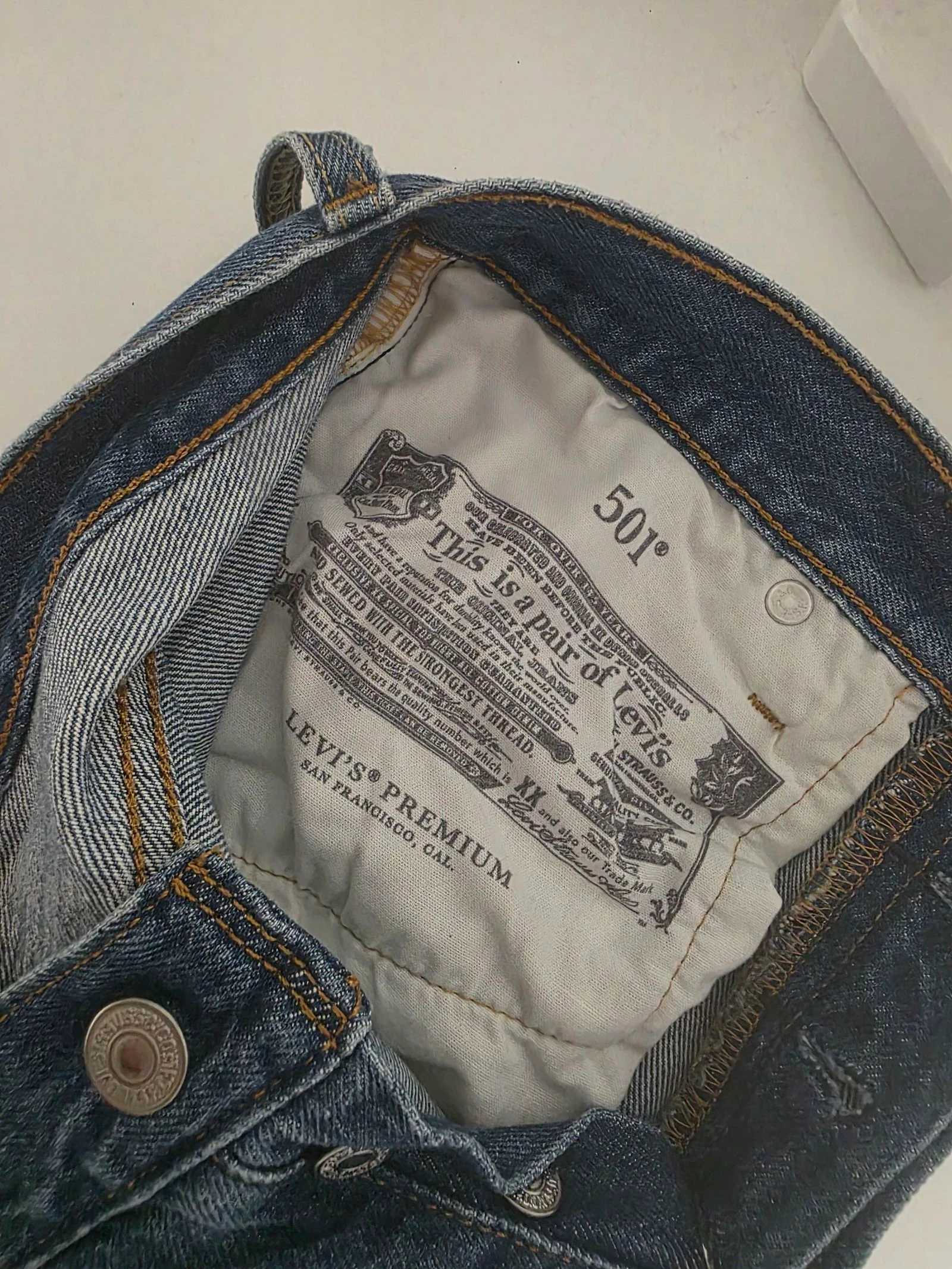 ✨ Shorts Levi's 501 Original Premium | Talla W25 | Vaquero | Como nuevos – photo 5